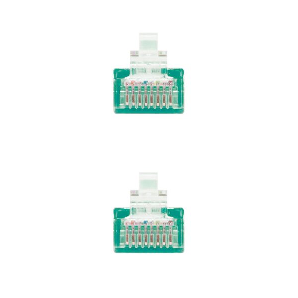 CABLE RED LATIGUILLO RJ45 CAT.6 UTP AWG24,1M VERDE NANOCABLE