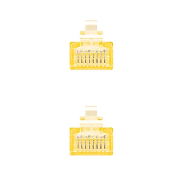 CABLE RED LATIGUILLO RJ45 CAT.6 UTP AWG24,3M AMARILLO NANOCABLE