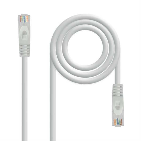 CABLE RED LATIGUILLO RJ45 CAT.6A LSZH UTP AWG24, 0.30M NANOCABLE