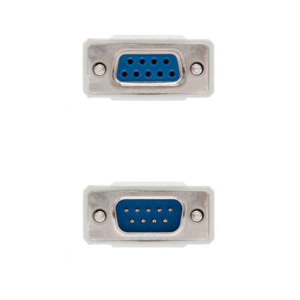 CABLE SERIE RS232 DB9/M-DB9/H 1.8M NANOCABLE