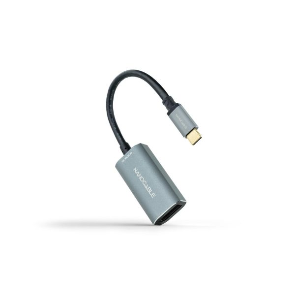CONVERSOR USB-C A DP 8K  0.15M ALUMINIO NANOCABLE