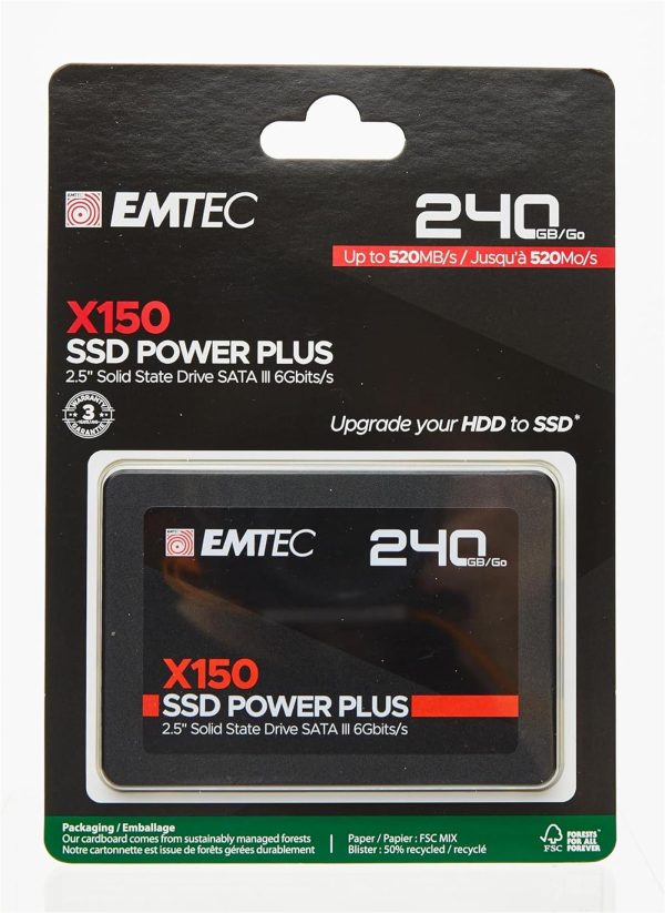 SSD 2.5" 240GB EMTEC POWER PLUS X150 SATA3