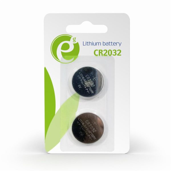 PACK 2 PILAS GEMBIRD CR2032 3V LITHIUM de botón