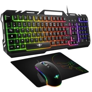 PACK SPIRIT OF GAMER PRO-MK5 TECLADO+RATON+ALFOMBRILLA (FRANCES)
