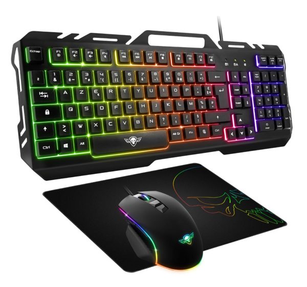 PACK SPIRIT OF GAMER PRO-MK5 TECLADO+RATON+ALFOMBRILLA (FRANCES)