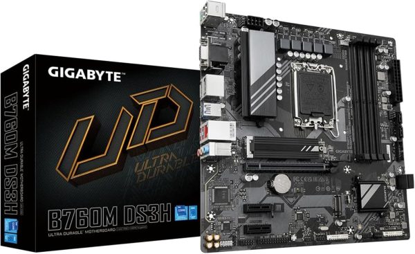 PLACA BASE GIGABYTE B760M DS3H 4xDDR5 (SOCKET 1700) GEN12 GEN13 GEN14