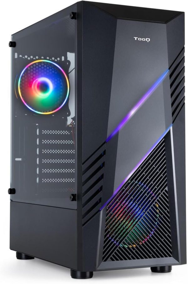 CAJA SEMITORRE GAMING TQGCC102-B "BIOHAZARD" NEGRA TOOQ
