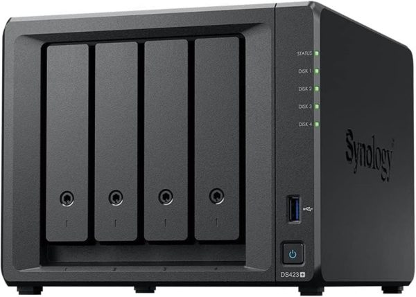 NAS SYNOLOGY 4 BAY DS423+ 4x3.5"/2.5"  2xM.2(NVMe) 2GB DDR4 2x1GBE