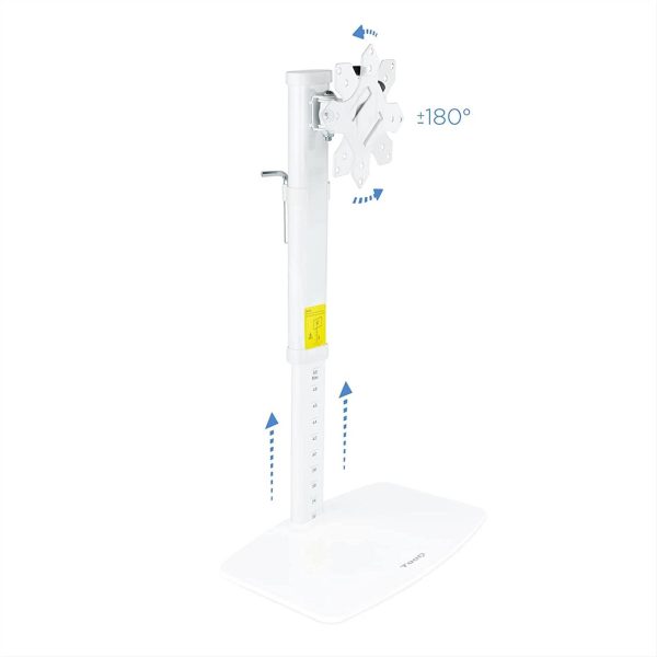 SOPORTE MESA 1 x MONITOR/TV 17"-27" INCL/GIRA VESA TOOQ BLANCO