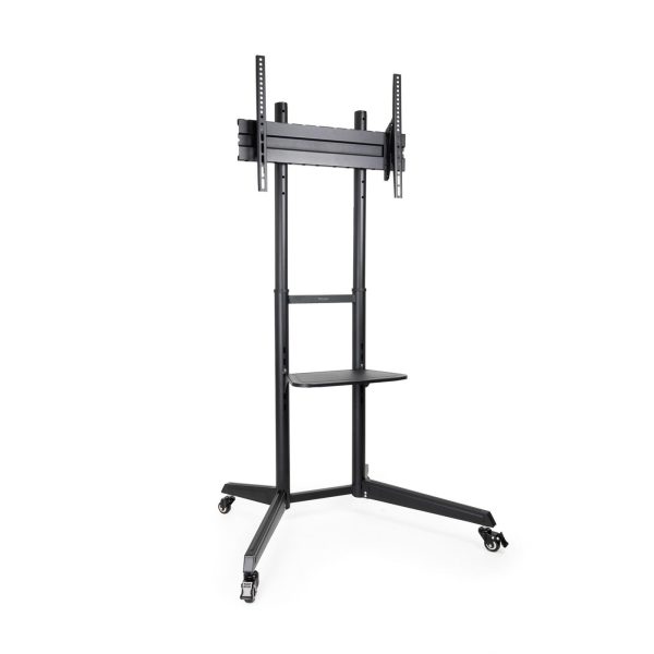 SOPORTE RAMSÉS SUELO CON RUEDAS PARA PANTALLAS 37''-70'' NEGRO TOOQ