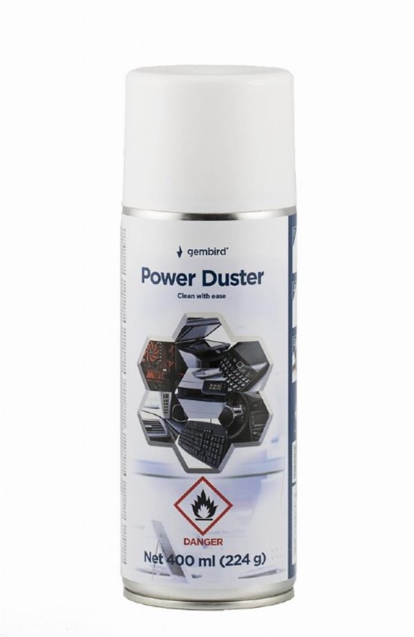SPRAY DE AIRE COMPRIMIDO LIMPIEZA POLVO GEMBIRD 400 ML
