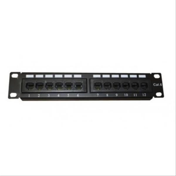 PATCH PANEL 12 PUERTOS 10" UTP CAT 6 MONOLYTH