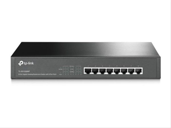 SWITCH 8 PUERTOS TP-LINK GIGABITB POE+ RACK