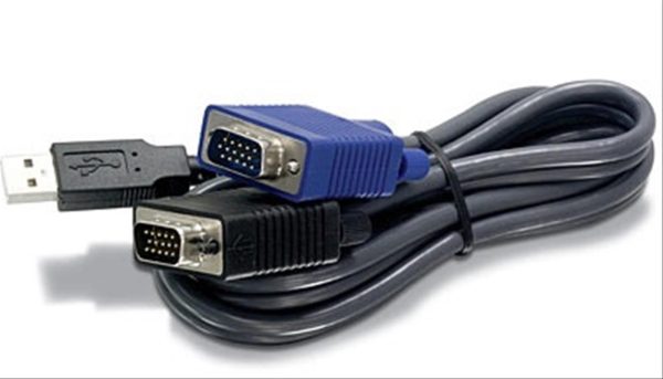 CABLE TRENDENET KVM USB/VGA 3MTS 10PIES