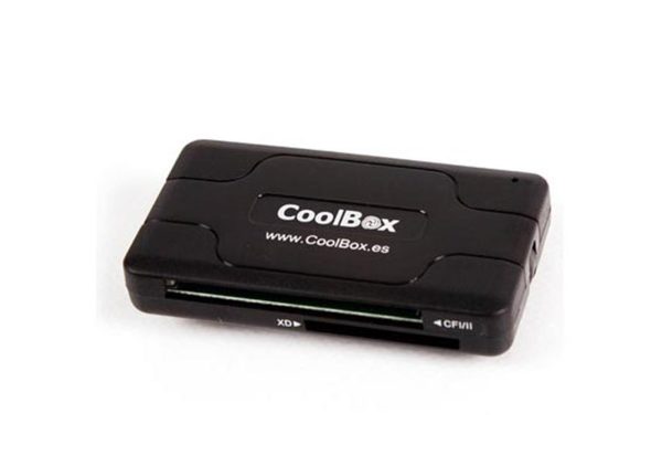 LECTOR TARJETAS EXTERNO  Usb COOLBOX SD, MMC, Micro SD negro