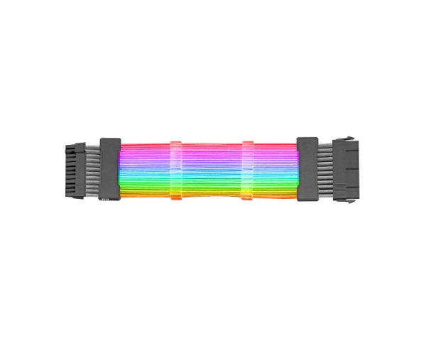 EXTENSOR DE CABLE ARGB 24PIN FIBRA OPTICA AWG18 MARS GAMING