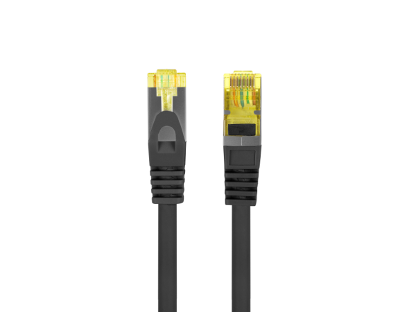 LATIGUILLO LANBERG CAT.6A S/FTP LSZH CU 2M FLUKE PASSED NEGRO