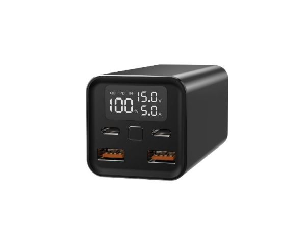 POWER BANK UNIVERSAL 20000mAh 2xUSB-C + 2xUSB-A CARGA RAPIDA 65W LEOTEC