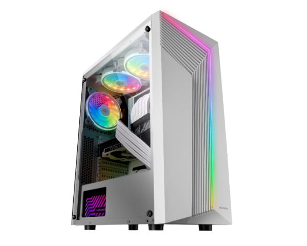 CAJA SEMITORRE ATX MCX7 ARGB BLANCO MARS GAMING