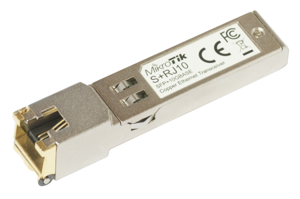 MODULO SFP+ CONVERSOR MIKROTIK RJ45  S+RJ10