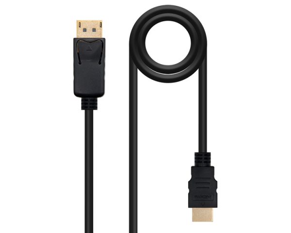 CONVERSOR DISPLAYPORT A HDMI 3 M NEGRO NANOCABLE