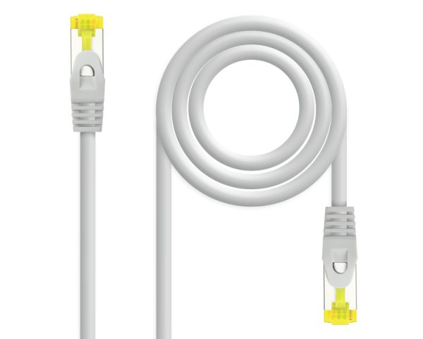 CABLE DE RED LATIGUILLO RJ45 SFTP CAT6A AWG26 3 M GRIS NANOCABLE