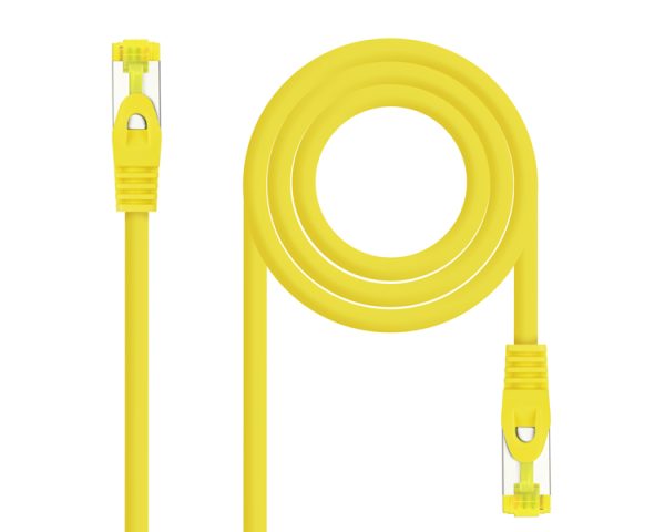 CABLE DE RED LATIGUILLO RJ45 SFTP CAT6A AWG26 3 M AMARILLO NANOCABLE