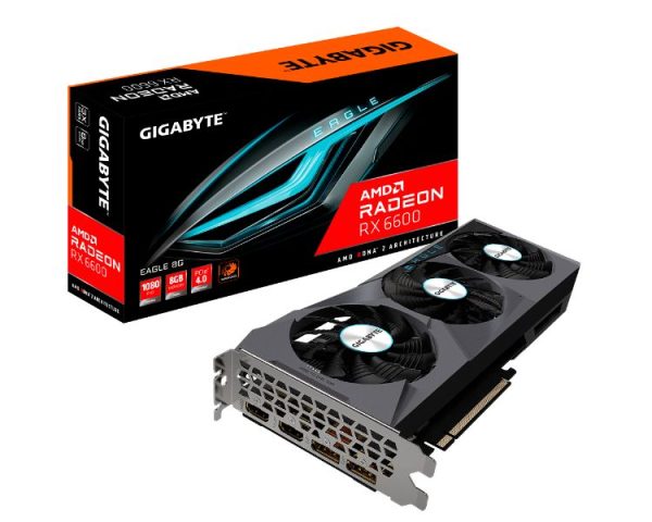 VGA AMD RADEON RX 6600 EAGLE 8 GB GIGABYTE