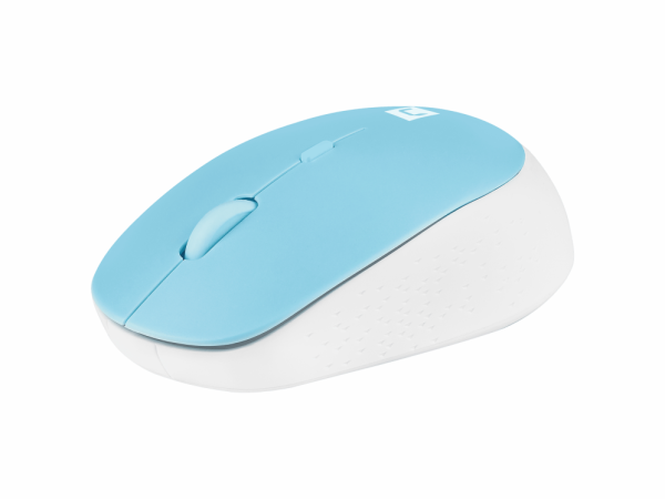 RATON NATEC HARRIER 2 OPTICO INALAMBRICO 1600DPI BLUETOOTH 5.1 AZUL/BLANCO