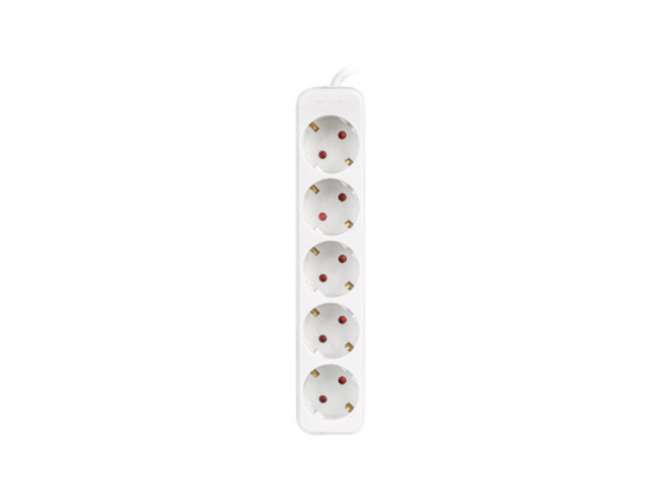REGLETA LANBERG 5 TOMAS SCHUKO BLANCA 3M