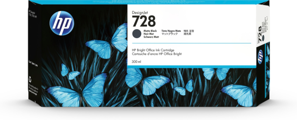 TINTA HP 728 NEGRO MATE