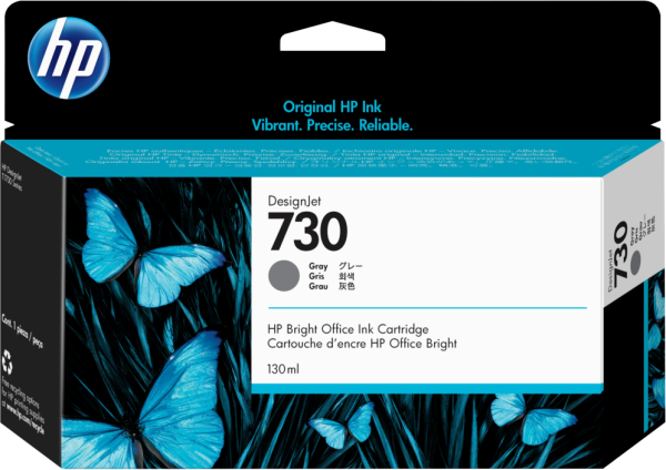 TINTA HP 730 GRAY