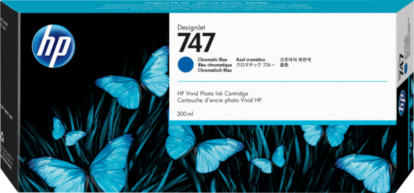TINTA HP 747 AZUL