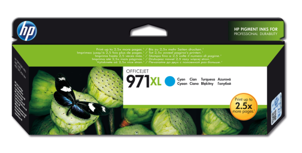 TINTA HP 971XL CIAN