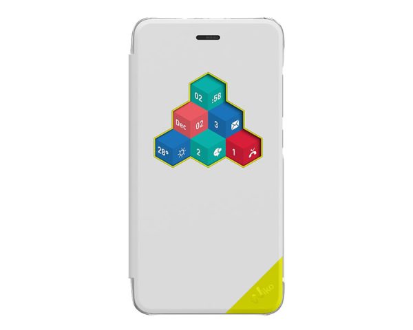FUNDA FOLIO WICUBE WHITE LENNY3 WIKO