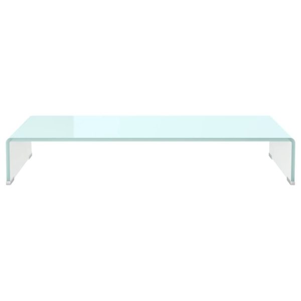 Suporte de TV/monitores em vidro 80x30x13 cm verde - Image 3