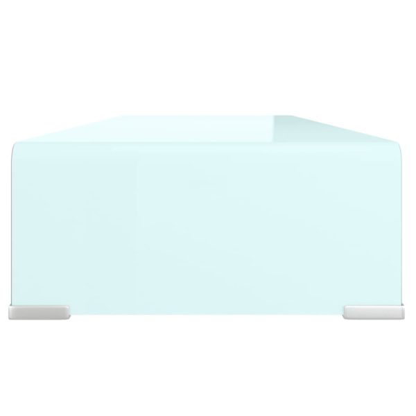 Suporte de TV/monitores em vidro 80x30x13 cm verde - Image 4