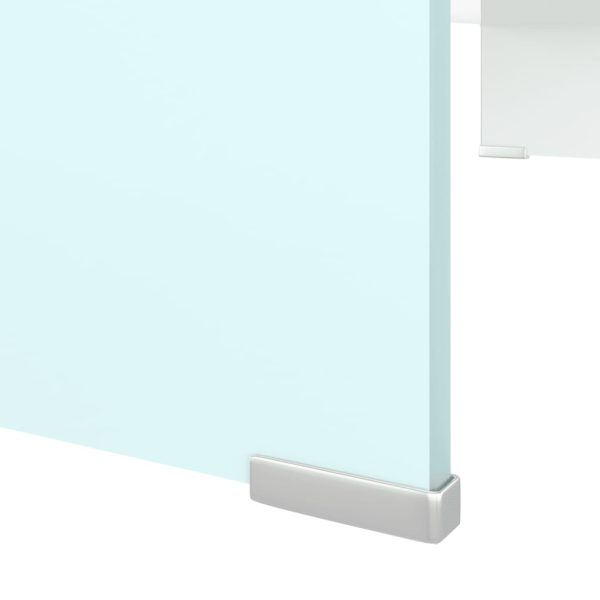 Suporte de TV/monitores em vidro 80x30x13 cm verde - Image 5