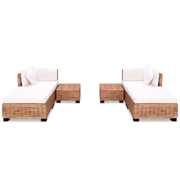 Conjunto de sofás 16 pcs vime genuíno - Image 3