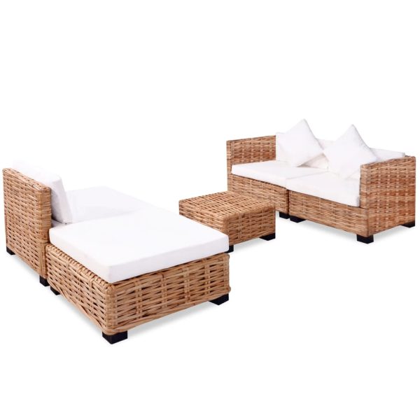 Conjunto de sofás 14 pcs vime genuíno - Image 3