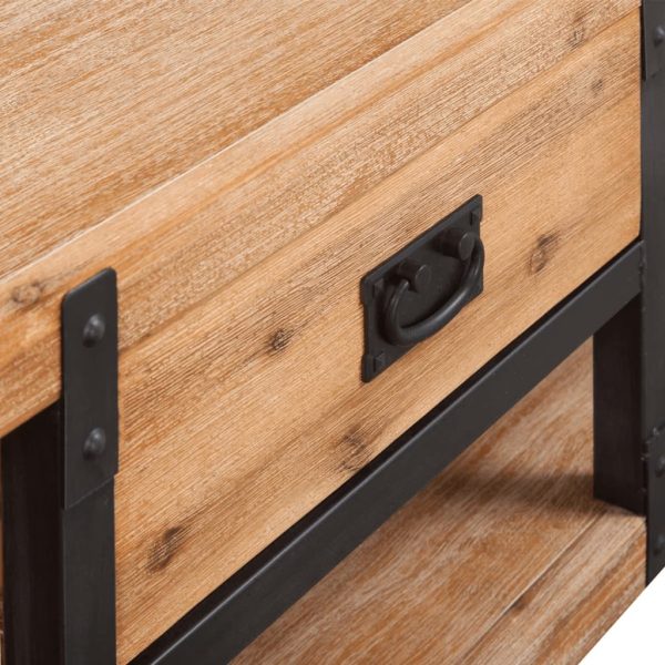 Conjunto de móveis de sala 3 pcs madeira de acácia maciça - Image 6