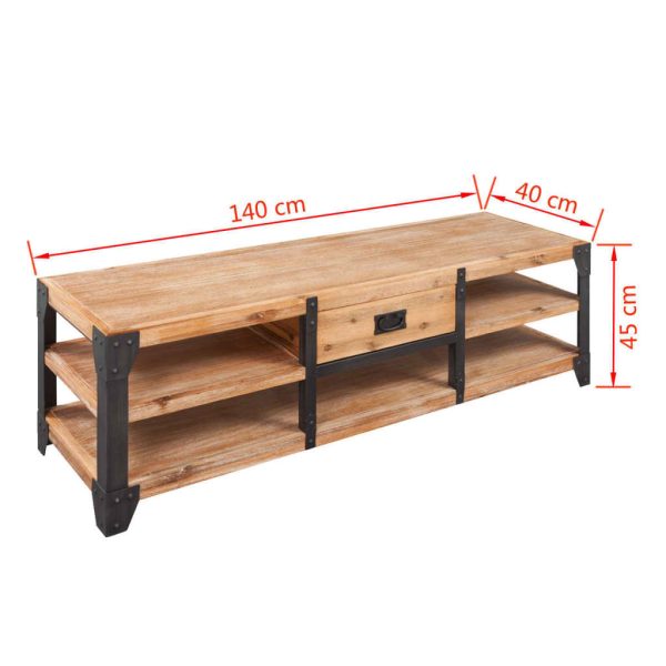 Conjunto de móveis de sala 3 pcs madeira de acácia maciça - Image 7