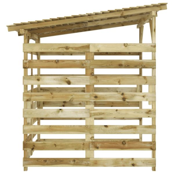 Abrigo para arrumação de lenha pinho impregnado - Image 4