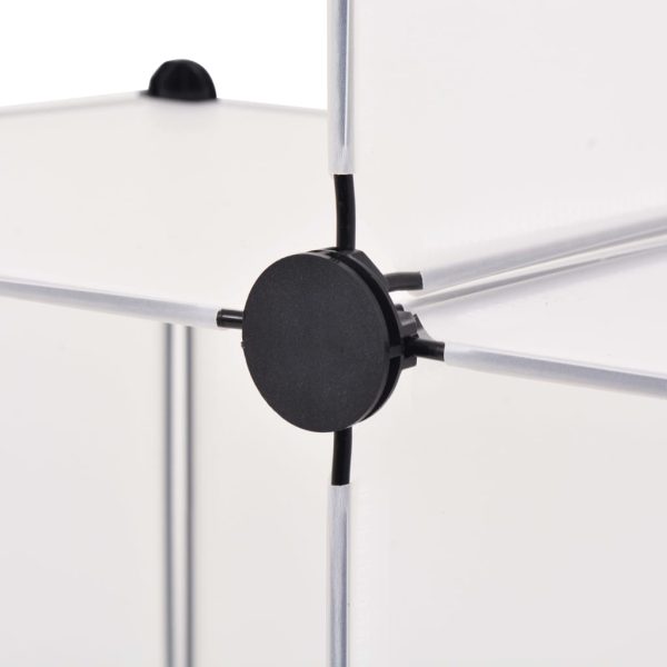 Cubos de arrumação com 6 compartimentos branco - Image 4