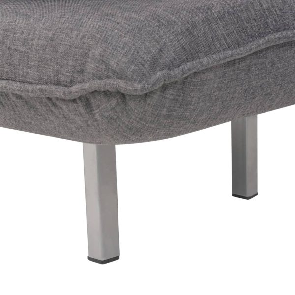 Cadeira giratória e sofá-cama tecido cinzento-escuro - Image 11