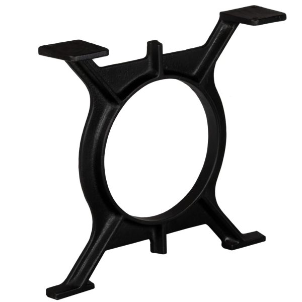 Pernas para mesa de centro 2 pcs estrutura em O ferro fundido - Image 4