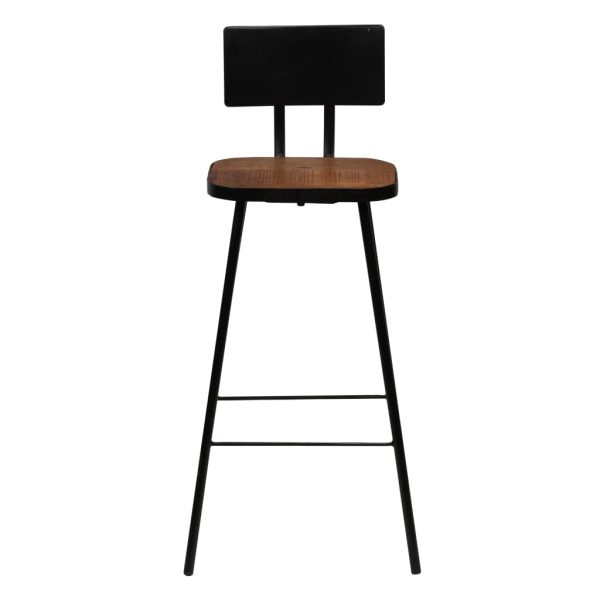 Conjunto de bar 7 pcs madeira recuperada maciça - Image 9