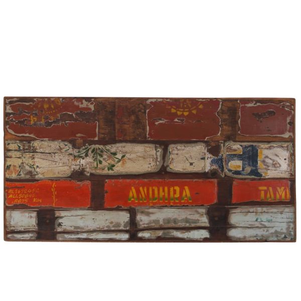 Conjunto de bar 5 pcs madeira recuperada maciça multicor - Image 4