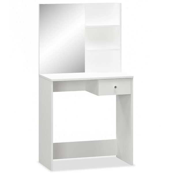 Toucador em aglomerado 75x40x141 cm branco - Image 2