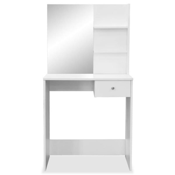 Toucador em aglomerado 75x40x141 cm branco - Image 3